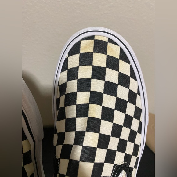 🔥Used Vans black and white checkered- W-10 M- 8.5 - Picture 5 of 12